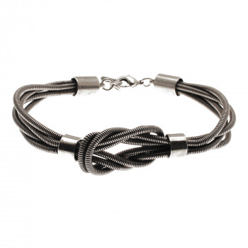 Bracelet Big noeud en corde de basse Collection H & Noeud