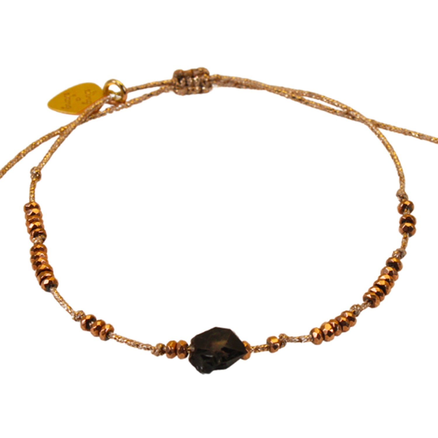 Bracelet Mauvais Oeil en perles et pierre naturelle